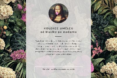Plakat s teksturo platna Goreči grm (1915), avtorice Hannah Borger Overbeck