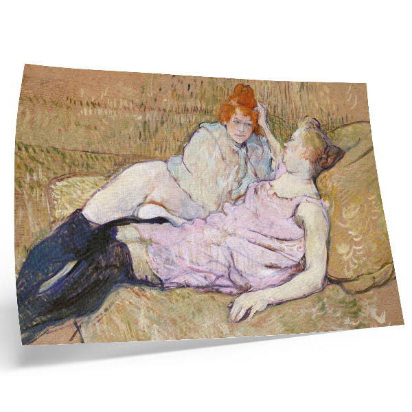 Plakat Kavč (ok. 1894–1896) – slika visoke ločljivosti Henrija de Toulouse-Lautreca