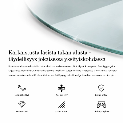 Steklena podložna plošča za kamin prozoren