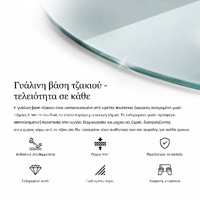 Steklena podložna plošča za kamin prozoren