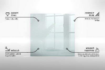 Kaljeno steklo za kamin šestkotne prozorno