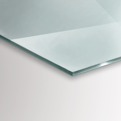 Kaljeno steklo za kamin šestkotne prozorno