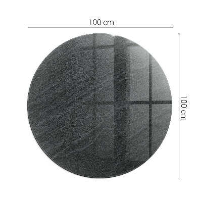 Kaljeno steklo za kamin krog okrogla Tekstura naravnega kamna