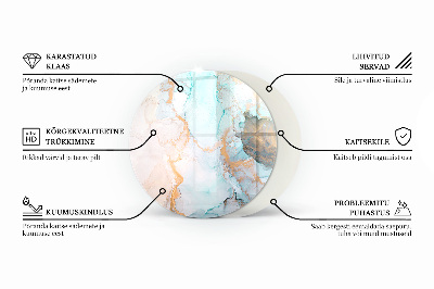Kaljeno steklo za kamin krog okrogla Tridimenzionalna geometrija