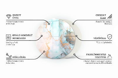 Kaljeno steklo za kamin krog okrogla Tridimenzionalna geometrija