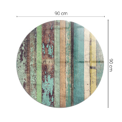 Steklena podložna plošča za kamin okrogla Plošče v različnih odtenkih