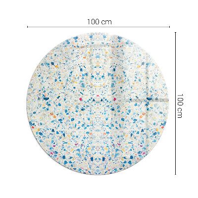 Kaljeno steklo za kamin krog okrogla Abstraktni teksturni vzorec