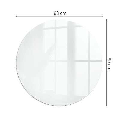 Kaljeno steklo za kamin krog okrogla Barva Svetlo siva