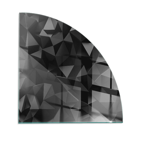 Steklo za pod kamin četrtina Tridimenzionalna geometrija