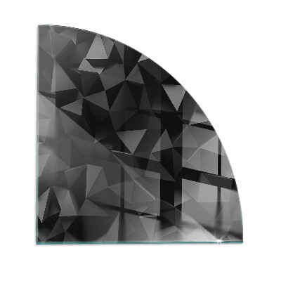 Steklo za pod kamin četrtina Tridimenzionalna geometrija