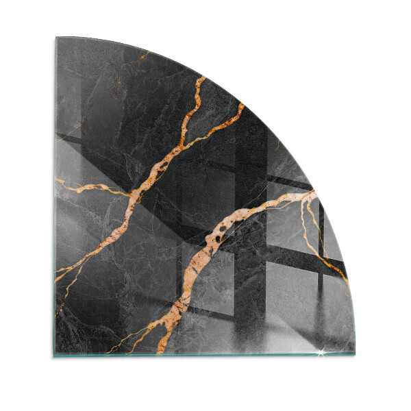 Steklo za pod kamin četrtina Eleganten marmor z žilami