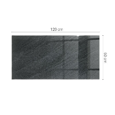 Steklo za kamin pravokotni Tekstura naravnega kamna