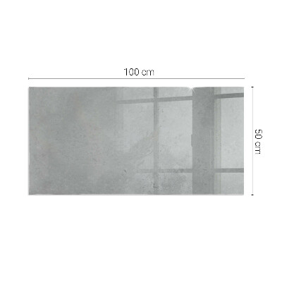 Podložna plošča za kamin pravokotna Betonska tekstura z učinkom