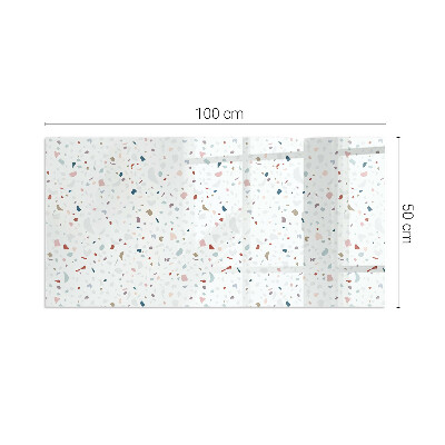 Podložna plošča za kamin pravokotna Vzorec z majhnimi oblikami