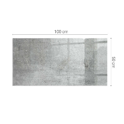 Steklo za kamin pravokotni Tekstura surovega betona