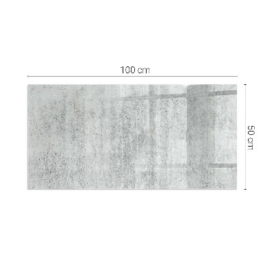 Steklo za kamin pravokotni Tekstura surovega betona