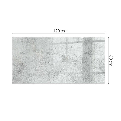 Podložna plošča za kamin pravokotna Tekstura surovega betona