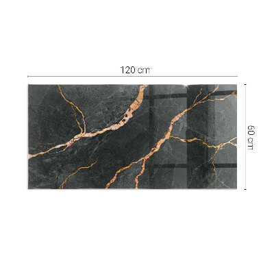 Steklo za kamin pravokotni Eleganten marmor z žilami