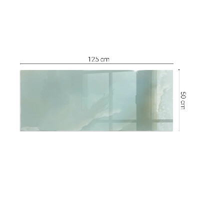 Steklo za kamin pravokotni Nežen marmorni vzorec