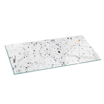 Steklo za kamin pravokotni Kamniti vzorec z delci