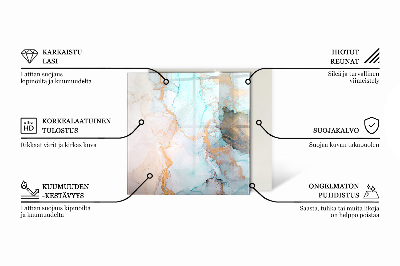 Podložna plošča za kamin šestkotna Geometrija v treh dimenzijah