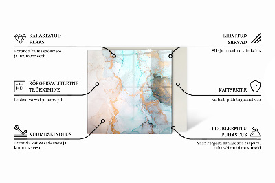 Steklo za kamin šestkotna Svetlo kremna barva