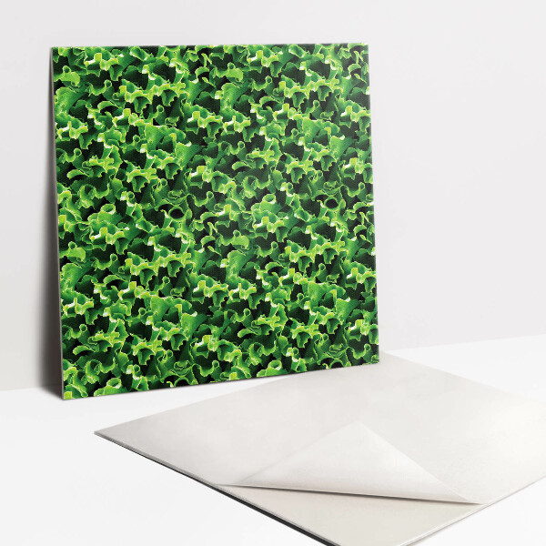 Pvc stenske talne ploščice Zeleni listi solate