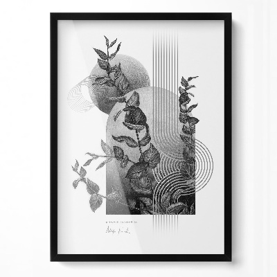 Črn Moderen Okvir Za Slike 50x70 cm