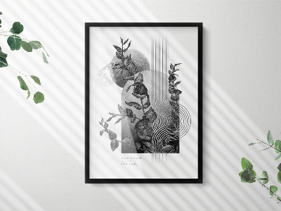 Črn Moderen Okvir Za Slike 50x70 cm