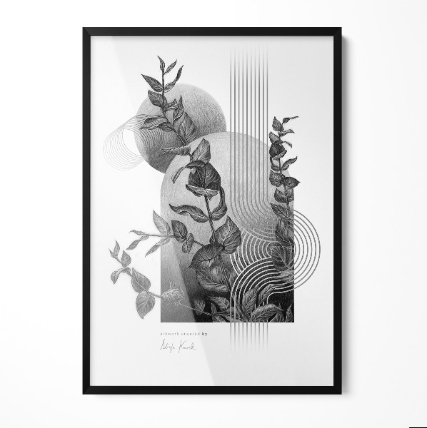 Črn Velik Okvir Za Slike 70x100 cm