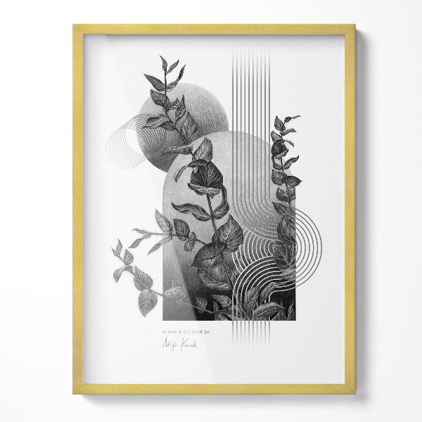 Zlaten Okvir Za Steno 60x80 cm