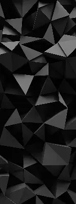 Notranje senčilo Črni origami