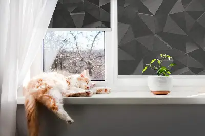 Notranje senčilo Črni origami