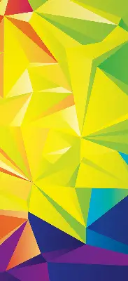 Notranje senčilo za okno Barvit vzorec origamija