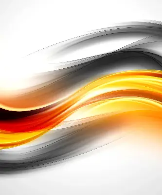 Notranje okensko senčilo Oranžni valovi