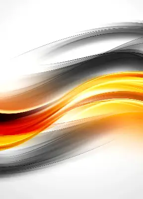 Notranje okensko senčilo Oranžni valovi