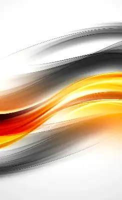 Notranje okensko senčilo Oranžni valovi