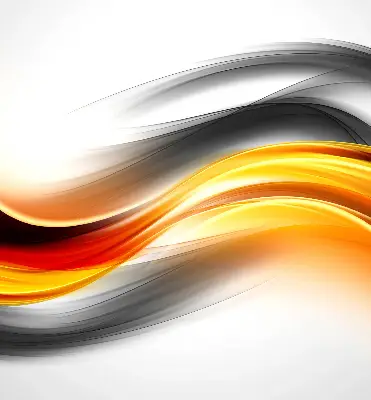 Notranje okensko senčilo Oranžni valovi