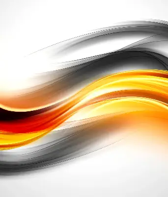 Notranje okensko senčilo Oranžni valovi