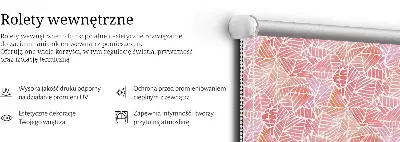 Notranje senčilo za okno Črtasti trikotniki