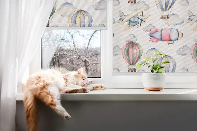 Tekstilno senčilo Zračne ladje in baloni