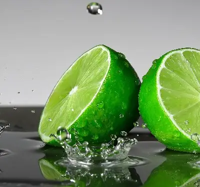 Senčilo za balkonska vrata Limete v vodi