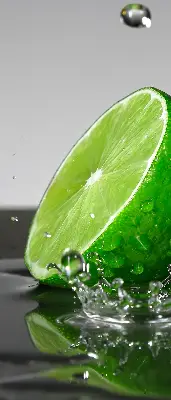 Senčilo za balkonska vrata Limete v vodi