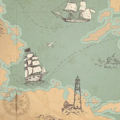 Notranje senčilo Zemljevid oceana