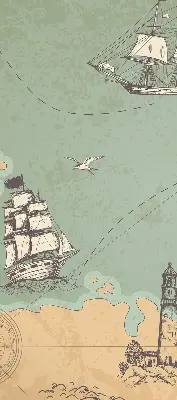 Notranje senčilo Zemljevid oceana