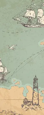 Notranje senčilo Zemljevid oceana