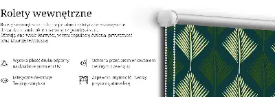 Notranje senčilo za okno Rastline