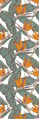 Notranje okensko senčilo Zeleni listi