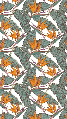 Notranje okensko senčilo Zeleni listi