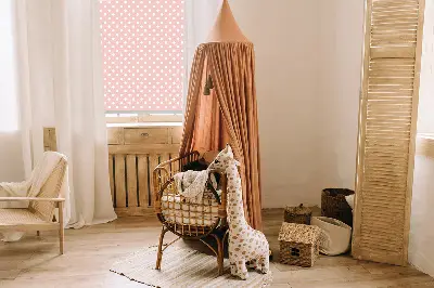 Senčilo za balkonska vrata Bele pike
